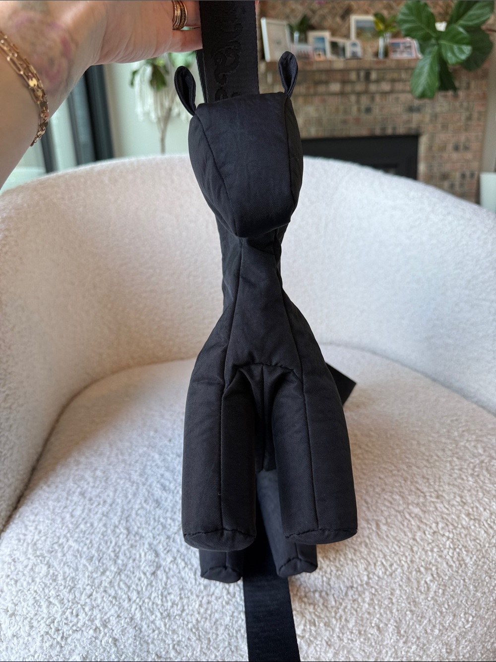 BAGGU x Collina Strada Horse Bag Crossbody Black NWOT - Picture 14 of 16
